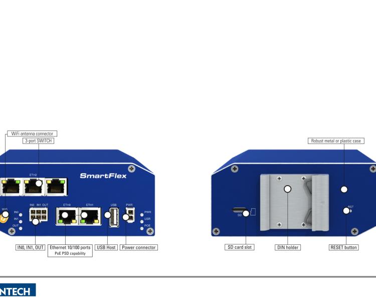 研華BB-SR30010125-SWH SmartFlex、5E、USB、2I/O、SD、W、SL、Acc、SWH