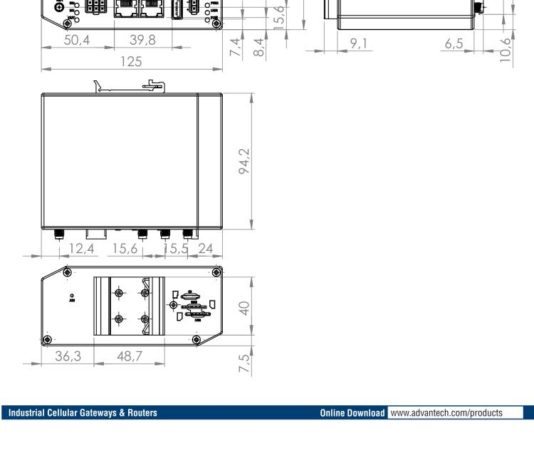 研華BB-SR31000020 SmartFlex, Global, 2x ETH, Metal, No ACC