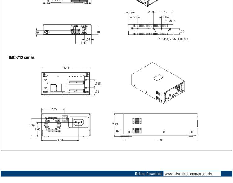 研華IMC-713-AC-US Managed Modular 3-slot Media Converter Chassis, AC Power (also known as MediaChassis 850-10949-AC)