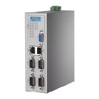 研華UNO-1110 導軌安裝型工業控制器，搭配TI Coretex AM3505 處理器，2×LAN，5×COM，4×USB，1 GB SD卡