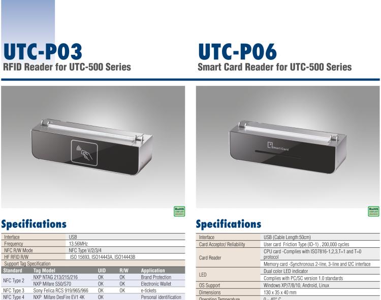 研華UTC-P01 5M 攝像頭模組，適用于 UTC-515/520/532 系列