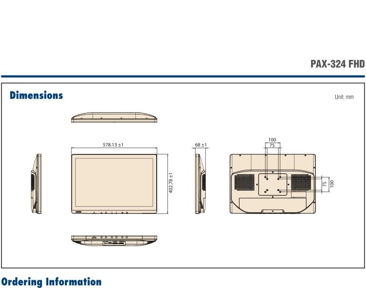 研華PAX-324 24全高清手術顯示器